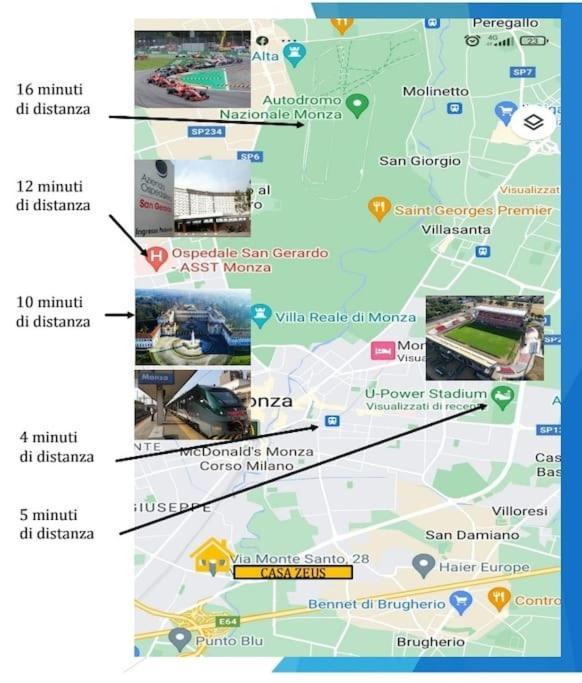 Casa Zeus Apartment Монца Екстериор снимка